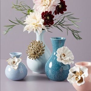 Anthropologie gilded bloom vase